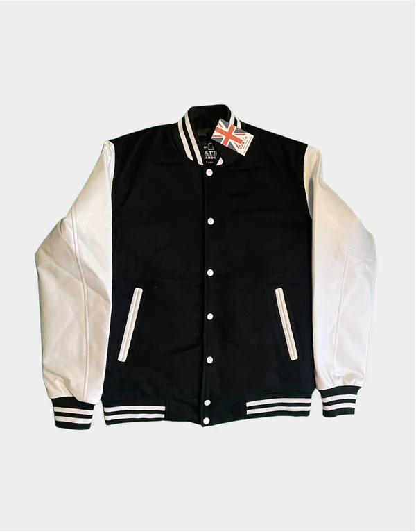 How to Style a Black Varsity Jacket - Black Varsity Jackets – Leather ...