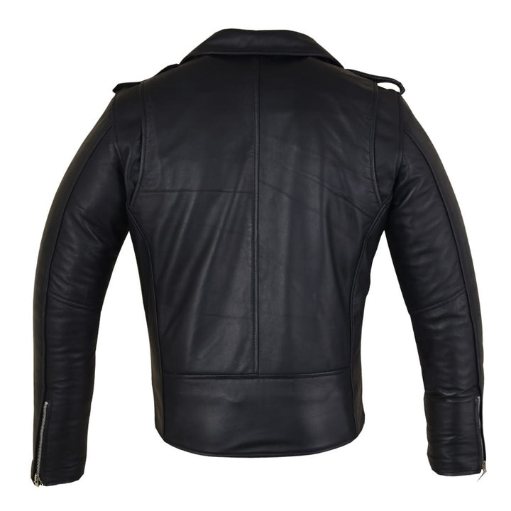 Mens Marlon Brando Genuine Biker Jacket - Leather Fandom