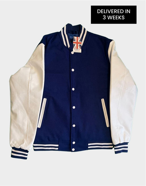 Mens Plus Size Varsity Jacket - Mens Baseball Jacket - Royal Blue Varsity Jacket { Delivered in 3 Weeks }